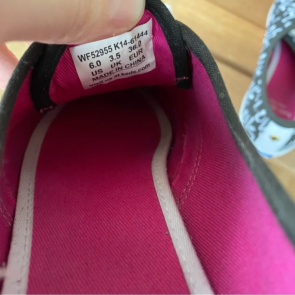 Kate Spade New York KEDS Sneakers Love black/white size 6